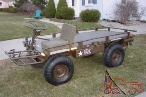 1969 M274 Military Mule 4 Wheel Drive Electric Start Rare Side By Side