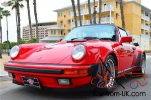 89 Turbo body M491 Targa, Guards Red/Black, fantastic example