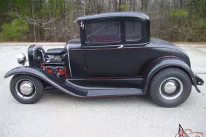 1931 Ford Model A Coupe Built 283 5 Speed Manuel Trans 4 Wheel Disc Brakes NICE