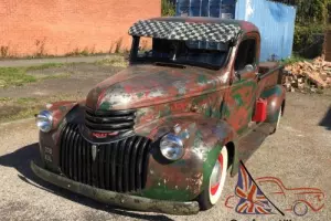 1946 Chevy pick up, rat rod, hot rod, show truck, 350 V8 SBC, TH350 transmission