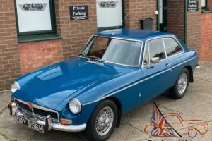 1973 MGB GT, Wire wheels, overdrive, 70k with history