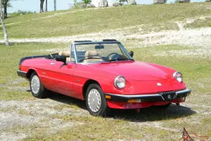 1989 Alfa Romeo Spider Graduate Convertible 2-Door 2.0L