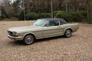  1966 FORD MUSTANG GT GOLD 