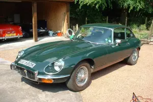 !971 Series III V12 5.3litre e-type. BRG. fhc. 41K miles. 3 previous owners.