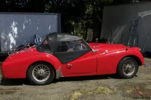 1958 TRIUMPH TR3A RED