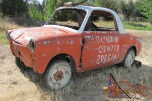 1955 Fiat  500 600 Bianchina Autobianchi Micro Car Rodeo Clown Car NO RESERVE!