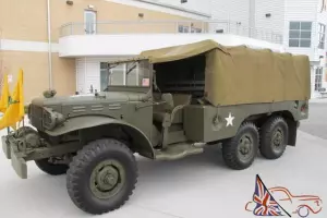 WWII Troop Carrier 1943 Dodge 6x6 WC63