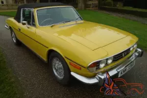 1974 Triumph Stag Auto, Chrome wires, New Soft Top.