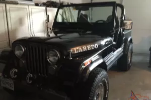 JEEP CJ-7 CJ7 1984 LAREDO RARE BLACK ON BLACK