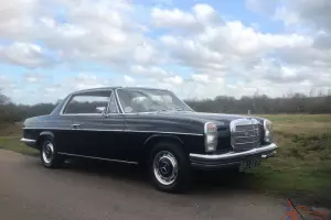 1972 TAX EXEMPT ,MERCEDES 250 CE Pillarless Coupe, BLACK