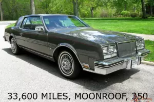 33,600 ORIGINAL MILES, Power MOONROOF, 350 CID V-8, GRAY Firemist BEST AVAILABLE