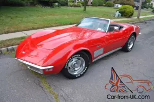 1971 Chevrolet Corvette Convertible Crate 350 4 Speed 2 Tops  NO RESERVE