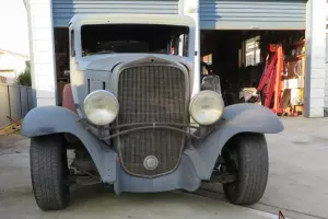 Rare 1932 Chevrolet 4 Door Sedan Steel RAT ROD HOT ROD Project 3 4 Complete