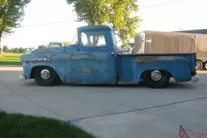 1959 chevy apache pickup hot rat custom patina rod