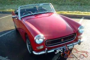 MG MIDGET 1971 - FINISHED IN RED WITH BLACK INTERIOR - IDEAL STARTER CLASSIC