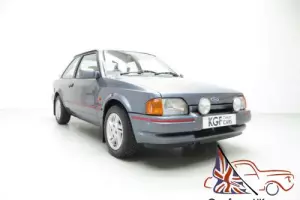 A Collectors Ford Escort XR3i with Only 35,993 Miles and Two Owners from New