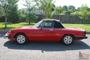 ALFA ROMEO SPIDER, CLEAN RUNS SUPER,CONVERTIBLE, NO RESERVE