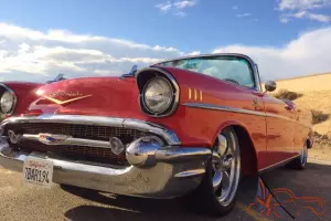 1957 CHEVROLET BEL AIR CONVERTIBLE HOT ROD GM 502cl 450 HP Photo