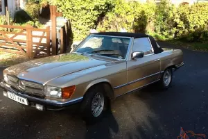  1981 MERCEDES 280 SL BEIGE 