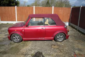 Rover Mini Cabrio Convertible sports/convertible Red eBay Motors #271255844724 Photo