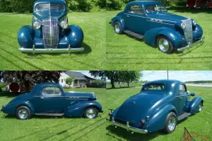1936 Oldsmobile 3 Window Business Coupe street rod gasser rat hot custom