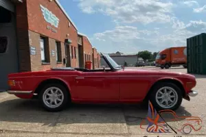 Triumph TR6 Pi with overdrive, Signal Red, lovely condition