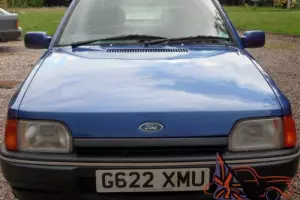 Ford Escort Mk4 1297cc Eclipse 1990 85500miles 3 owners Bahama Blue A1 condition