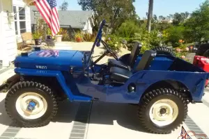 1947 Willys Jeep, blue CJ2A
