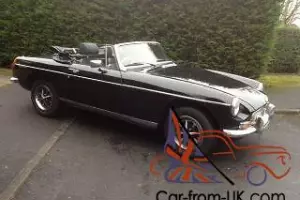  1975 MGB Roadster in Stunning Black 