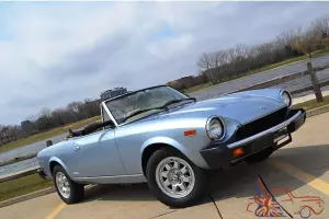 1983 Fiat Pininfarina Spider from Roadster Salon November Delivery
