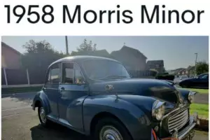 Morris Minor 1000 4 door saloon 1958 restored over £10000 recently spent!