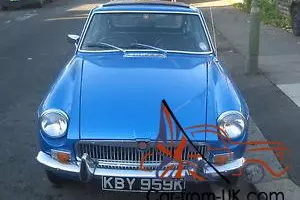 1971 MGB GT AUTOMATIC MET BLUE TAX EXEMPT.