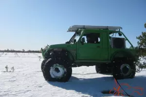 Suzuki sj413  off-road  volvo portal axels, trailgear 6.5, superswamper
