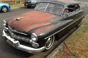 Mercury Coupe 1950. 350 Chevy, Custom Hotrod 1949 1951 Ford Leadsled 1932 1934