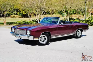 Incredable 1970 Chevrolet Monte Carlo Convertible very rare a/c p.w,p.s,p.b,mint