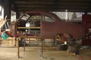  FORD TUDOR COUPE 1949 SHOEBOX UNFINISHED HOT ROD PROJECT 1971 MUSTANG 302 ENGINE 