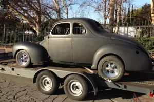 1940, coupe, hot rod, street, 350, 1932, deluxe, project, california