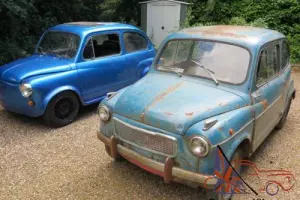 1955 FIAT 600 BLUE and Zastava 750 - restoration project