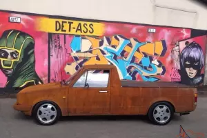  VW CADDY MK1 PICK UP RAT EURO DUB RUSTY FULL MOT 6 TAX G60 REAR SLIDING WINDOWS 