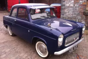  FORD ANGLIA 100E BLUE 1959 1172cc MOT AND TAX EXEMPT CLASSIC CAR 