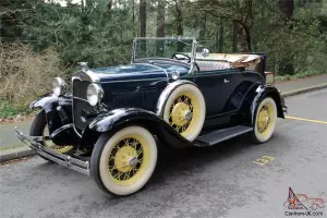 1930 Ford Model A Roadster - Restored - EXCELLENT. See VIDEO