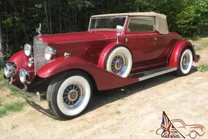 1933 Packard Eight Convertible Coupe Gibbons reproduction Classic Hot Rod Nice