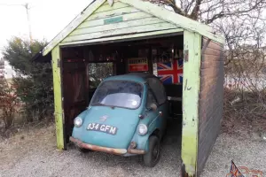  1958 Heinkel cabin cruiser, timewarp barn find, dry stored since 1971, unique 