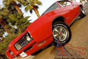 1968 PONTIAC GTO 400 4 SPEED MUNCIE MATCHING NUMBERS SOLAR RED NO RESERVE!