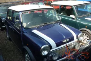 1998 Classic Rover Mini Cooper in Tahiti Blue