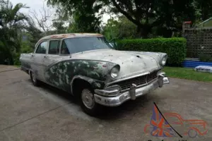 1956 FORD FAIRLANE TOWN SEDAN 302 V8 AUTO P/STEER PROJECT CALIFORNIAN CAR LHD Photo