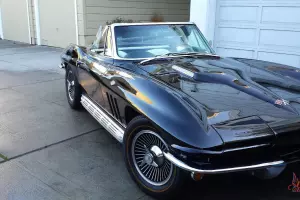 65 Corvette Convertible Tuxedo Black