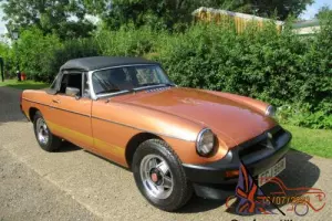 MGB Roadster  1981  Limited Edition Bronze 76(seventy six miles from  new)