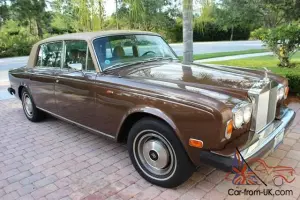 1978 Rolls Royce Silver Wraith II Brown  Body Camel Top 110,929 Orginal Miles
