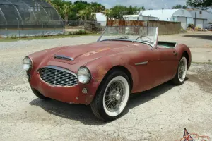 1959 AUSTIN HEALEY 100-6,BN4  PROJECT. TEXAS CAR. OVERDRIVE